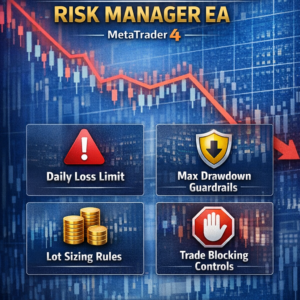 BRTAlgo MT4 Prop Challenge Risk Manager EA (MetaTrader 4)