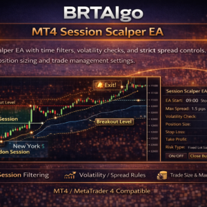 BRTAlgo MT4 Session Scalper EA (MetaTrader 4)