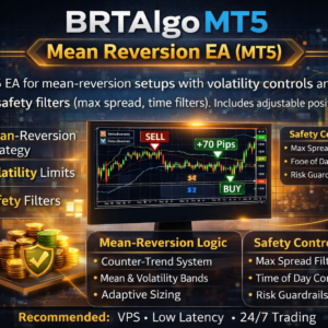 BRTAlgo MT5 Mean Reversion EA (MT5)