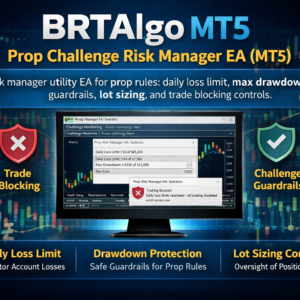 BRTAlgo MT5 Prop Challenge Risk Manager EA (MT5)