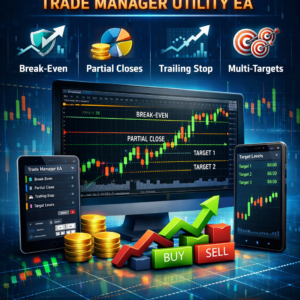 BRTAlgo MT5 Trade Manager Utility EA (MT5)