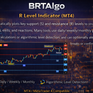 BRTAlgo R Level Indicator (MT4)