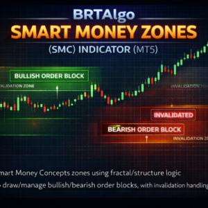BRTAlgo Smart Money Zones (SMC) Indicator (MT5)