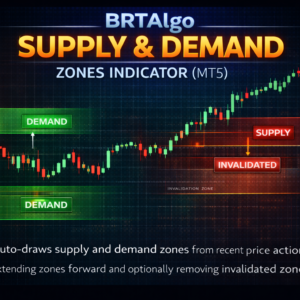 BRTAlgo Supply & Demand Zones Mapper Indicator (MT5)